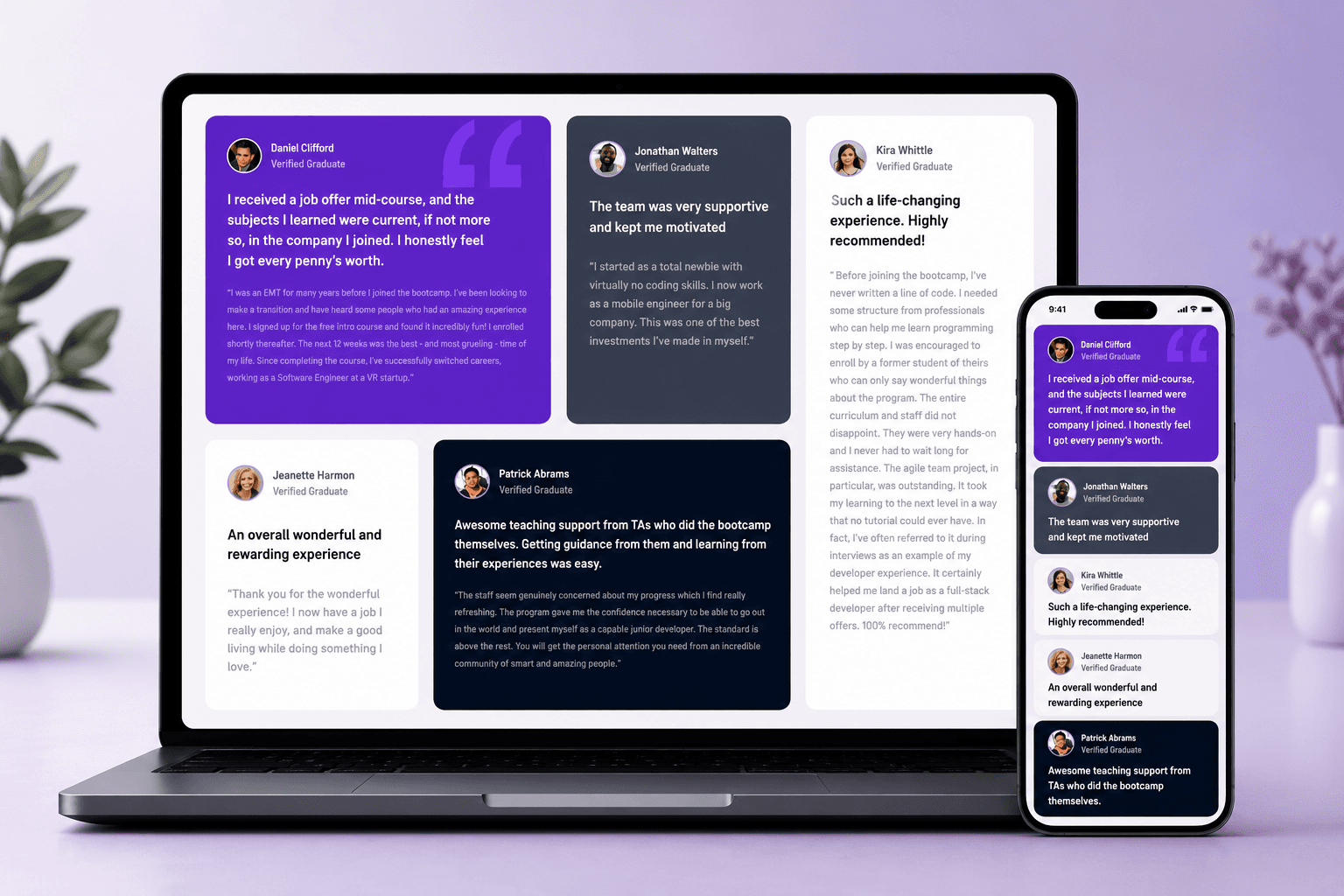 Testimonial Grid